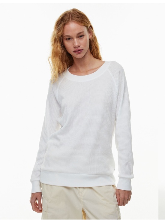 TNA Tops - Aritzia TNA Waffle Raglan Longsleeve Sz 1X